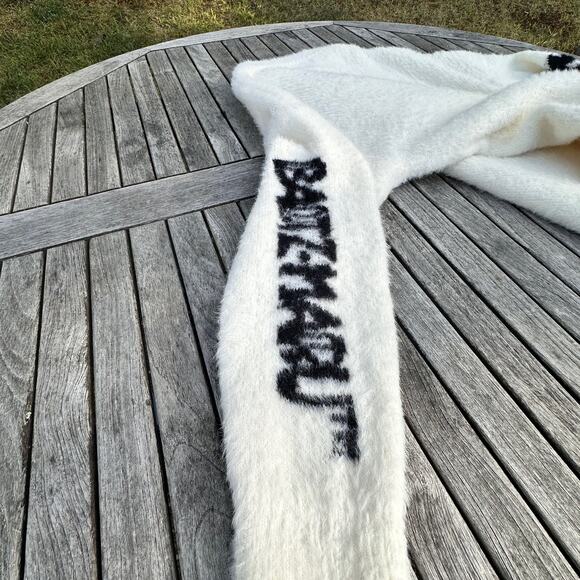 Sanrio Badtz Maru Forever 21 Hello Kitty Sweater Womens 3X Ivory NWOT Oversized - Picture 14 of 16